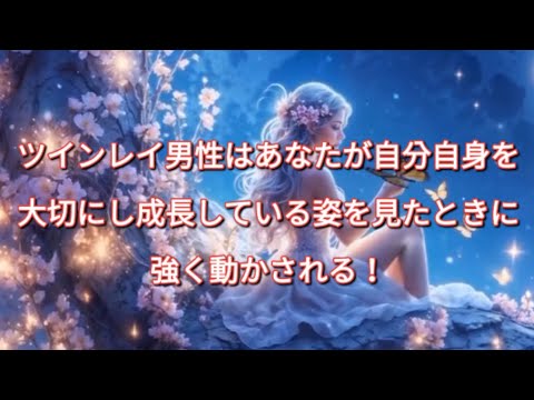 ツインレイ男性は、あなたが自分自身を大切にし、成長している姿を見たときに強く動かされる！#ツインレイ男性#ツインレイ統合 #ツインレイ覚醒