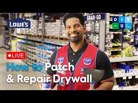 How to Patch and Repair Drywall | DIY-U by Lowe's