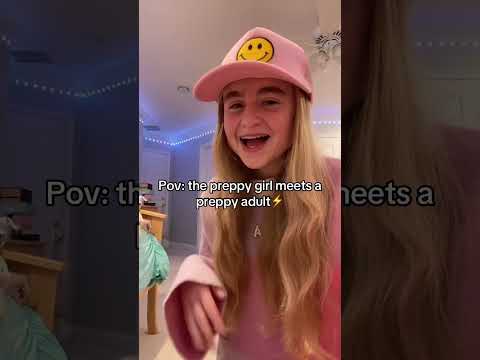 POV: the preppy girl meets an adult preppy⚡️#pov #preppy #funny #satire #joke #tiktok #tiktokvideo