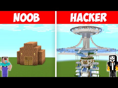 NOOB Vs PRO : I CHEATED in a Build Challenge Minecraft