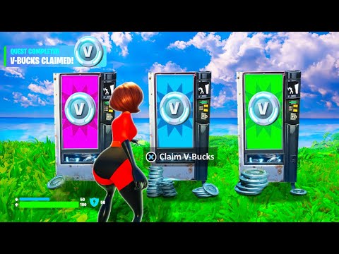 I found a FREE VBUCKS MAP in Fortnite...