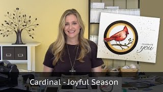 Red Cardinal - Joyful Season stamp set from Stampin' Up!