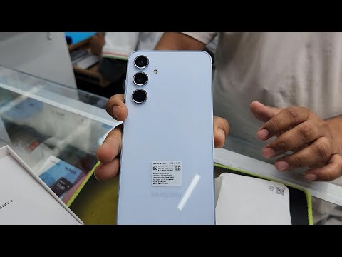 Samsung Galaxy A55 5G Unboxing and Camera Test iceblue - ASMR