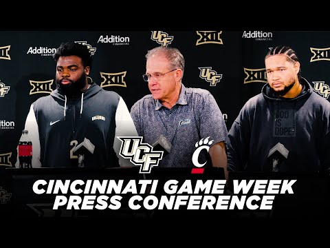 UCF Football: Cincinnati Game Week Press Conference