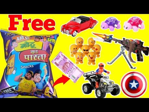 CHOTU MOTU WITH FUN GIFT || MANY MORE TOYS INSIDE FREE || Makeupbox || Motu Patlu || Rc Toys Free