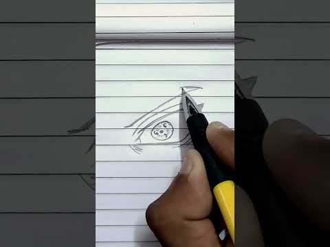 How to draw sharingan eyes easy #shorts #sharingan #itachi #madara #itachi