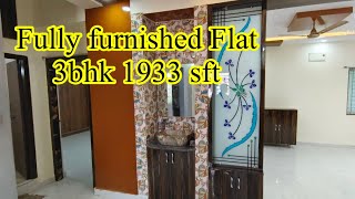 Fully Furnished 3bhk Flat for sale || 1933 sft || Kphp || Hyderabad || Gajularamaram