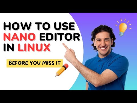 How to use NANO Editor in LINUX || easy way to edit files with NANO EDITOR command in LINUX tutorial