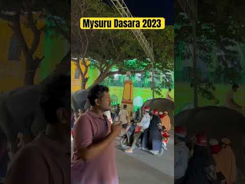 Mysuru Dasara 2023 | Elephants walking on the road #mysore #mysoredasara #elephants #navaratri #KA