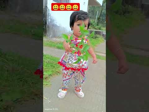 तुरवी आज कैसे लग रही है फ्रेंड्स #viralvideo #cutebaby #cute #babylaughing #shorts #trending #short