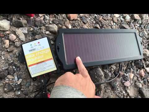 SOLAR TRICKLE CHARGER WORKS | VAN LIFE FIX