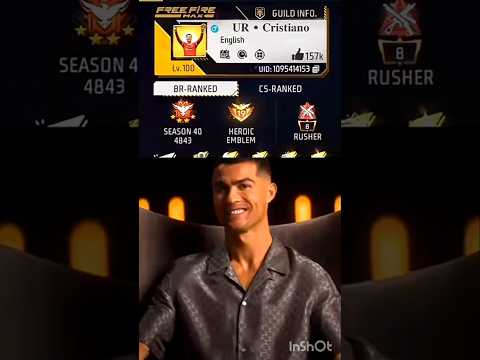 Ms dhoni free fire id #msdhoni​ #cr7​ #ronaldo​ #rohitsharma​ #totalgaming​ #tondegamer​