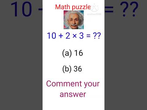 Math puzzle || #math #quizgame #quiz #mathematics #gkquestion