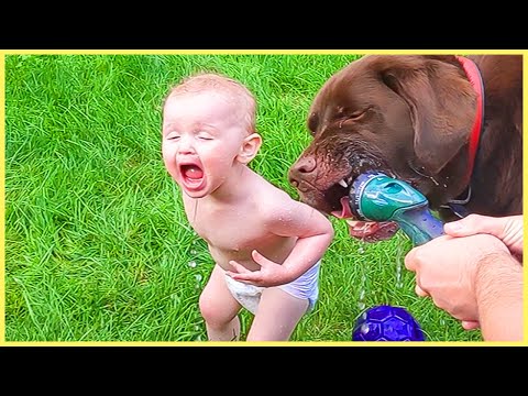 99% FAILS: Funny Baby Playing With Water || 5-Minute Fails