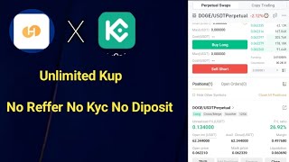 Unlimited Kup : No Kyc No : Diposit #crypto #newcryptoloot #binance #usdt #btc #newverifiedoffer