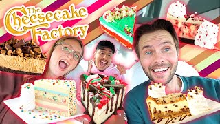 Tasting EVERYTHING On The CHEESECAKE FACTORY Holiday Menu!!!