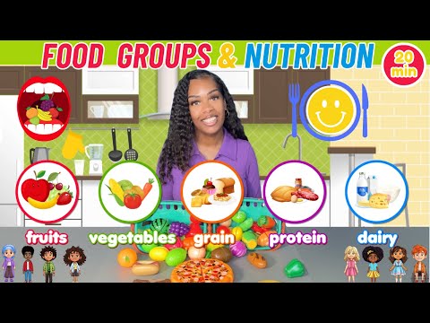 My Plate For Kids | Food Groups & Nutrition| Vegetarian, Vegan, Pescatarian | Kid Songs