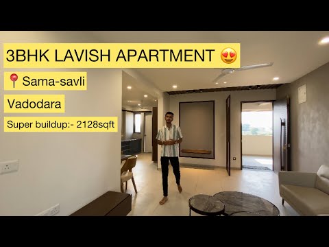 3 BHK lavish apartment 😍| sama - savli | Vadodara | ☎️9265081128 #realestate #vadodara