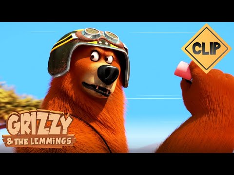 🚚🧊 Ice Truck in the Wild 🐻🐹 Grizzy & the Lemmings / Cartoon