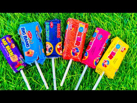 Some popular Candies in the World | New Milk Bottle | mini Cooking | Ice Cream Pop It | Asmr Coca