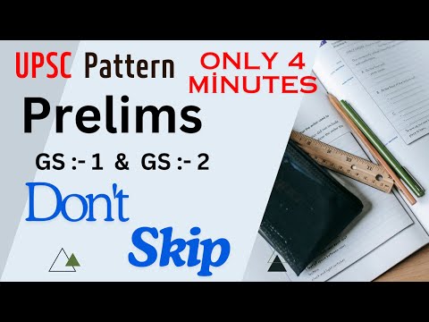 "Crack UPSC Prelims GS 1 and GS 2 Pattern: Complete Guide"