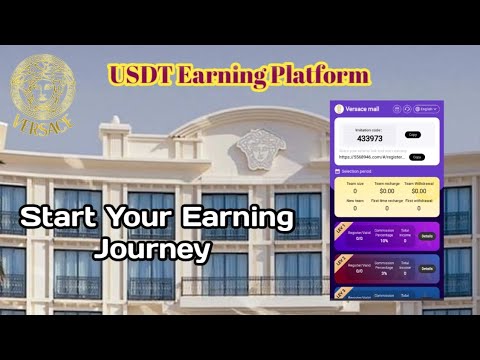 USDT Earning Website Make Money Online Passively USDT Mall Project 100x profit making site