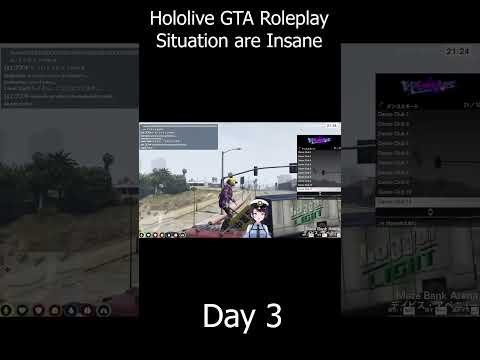 Hololive GTA Situation are INSANE [DAY 3]  #fuwamoco  #hologta    #holoGTA切り抜き #hololive