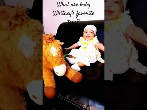 Baby Whitney's favorite toys for sitting unassisted. #babies #babywhitney #babytoys #babyplaytime