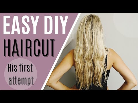 HAIRCUT FROM WHO?! | FIRST HAIRCUT DIY | FROM LONG HAIR TO SHORT HAIR AT HOME