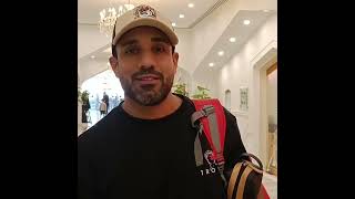 Our assistant batting coach Ravi Bopara arrives in Karachi. Good to see you back in the camp. 🤝