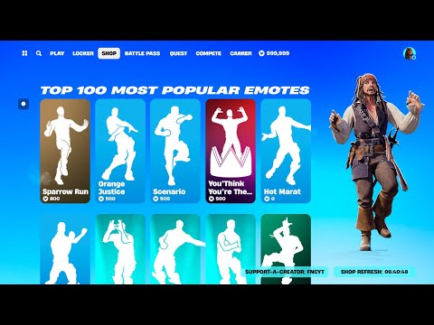 Top 100 MOST Popular Fortnite Dances & Emotes