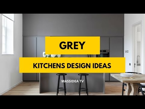 60+ Awesome Grey Kitchens Design Ideas 2018