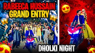 💥RABEECA HUSSAIN KI DHOLKI💥GRAND ENTRY💥@RabeecaKhan @RabeecaKshorts@hussain.tareen