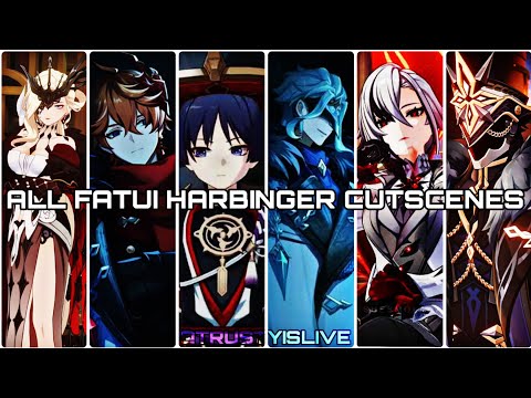 All Fatui Harbingers Intro Cutscenes (Version 5.1) | Genshin Impact