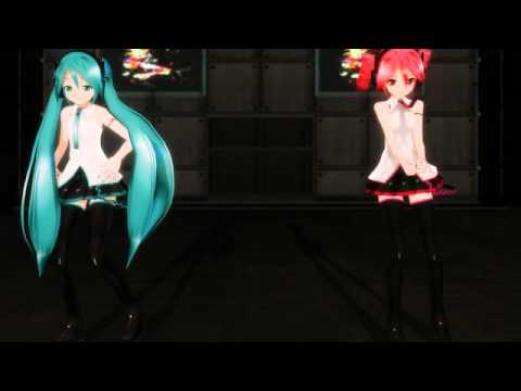 【第7回MMD杯本選】BadApple!! feat_Miku＆Teto