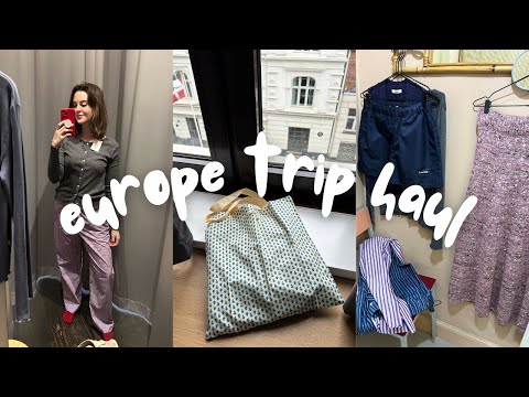 EUROPE TRIP HAUL | Scandinavian Fashion, Copenhagen Brands, Silver Jewelry, Purses & Trendy Pieces