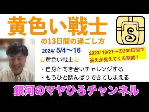 黄色い戦士（5/4-16）の13日間の過ごし方