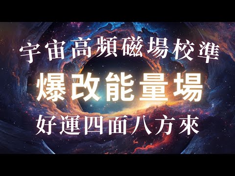 快來吸收高維能量，爆改能量場！！高頻能量振動，吸引力法則 ｜ 磁場越聽越好，好運四面八方來，你的磁場正在吸引美好🌈 好運音樂