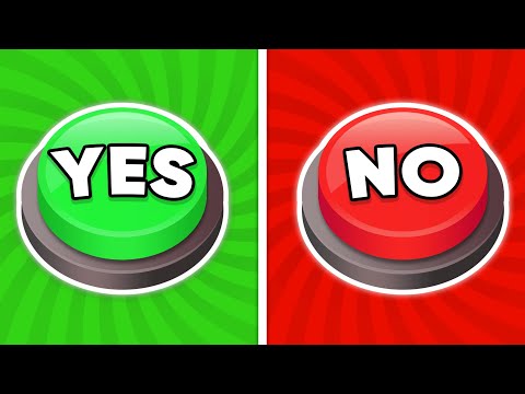 Choose One BUTTON...! 😱 YES or NO Challenge 🟢🔴 Quiz Kingdom