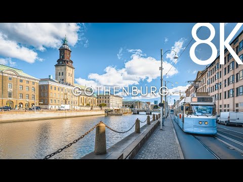 Gothenburg Sweden 🇸🇪 in 8K ULTRA HD 60 FPS - Travel Video