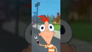 When you go to school in phineas and ferb #shorts #phineasandferb