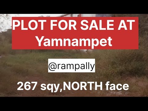 OPEN PLOT FOR SALE AT YAMNAMPET