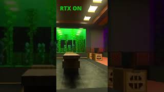 RTX ON | Minecraft | #1 ( #minecraft #shorts #viral #rtxon #rtx #raytracing #cz #nvidia )