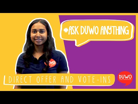 #AskDUWOAnything - Direct offers and vote-ins