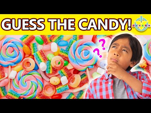 Can You Guess The Candy Challenge! Ryan VS Mom!!