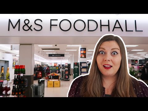 First Time Grocery Shopping at M&S - Is this the best British supermarket?!