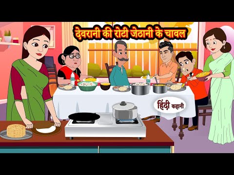 देवरानी की रोटी जेठानी के चावल | Hindi Kahani | Moral Stories | Bedtime Stories | Hindi Kahani