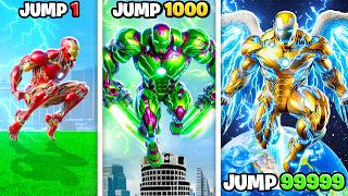 Iron Man Upgrades With EVERY JUMP In GTA 5!