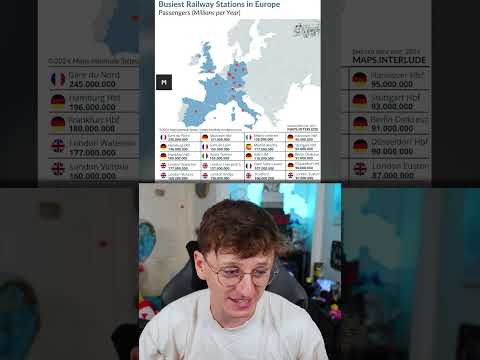 Busiest Railway Stations in Europe #shorts