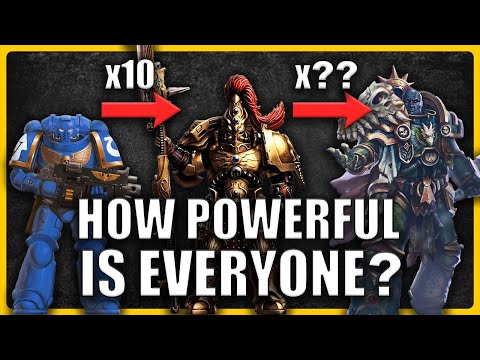 How Does Power Scaling Work In Warhammer 40k Lore?